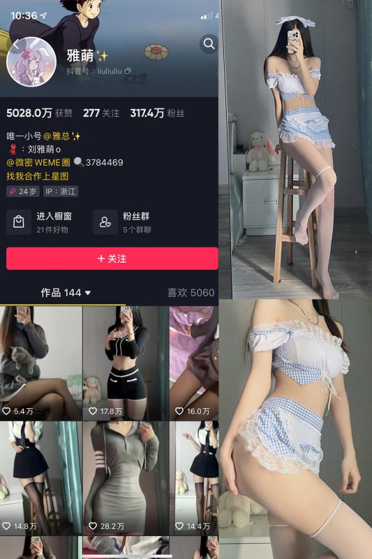 抖音 刘雅萌 微密圈 NO.019期 【36P】-喵领域
