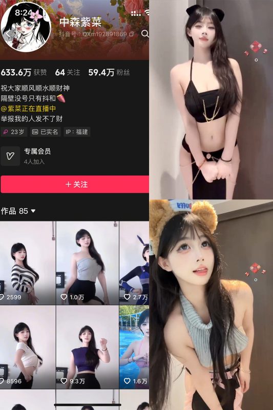 抖音 中森紫菜 岛遇 NO.002期 【23V】最新至：2025.6.9-喵领域