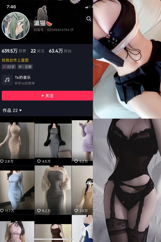 抖音 瀛猫 微密圈  NO.017期 【10P20V】最新至：2023.10.11-喵领域